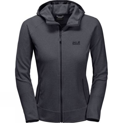 Chaquetas Jack Wolfskin Arco Mujer - Gris Oscuro - Chile RQS436029